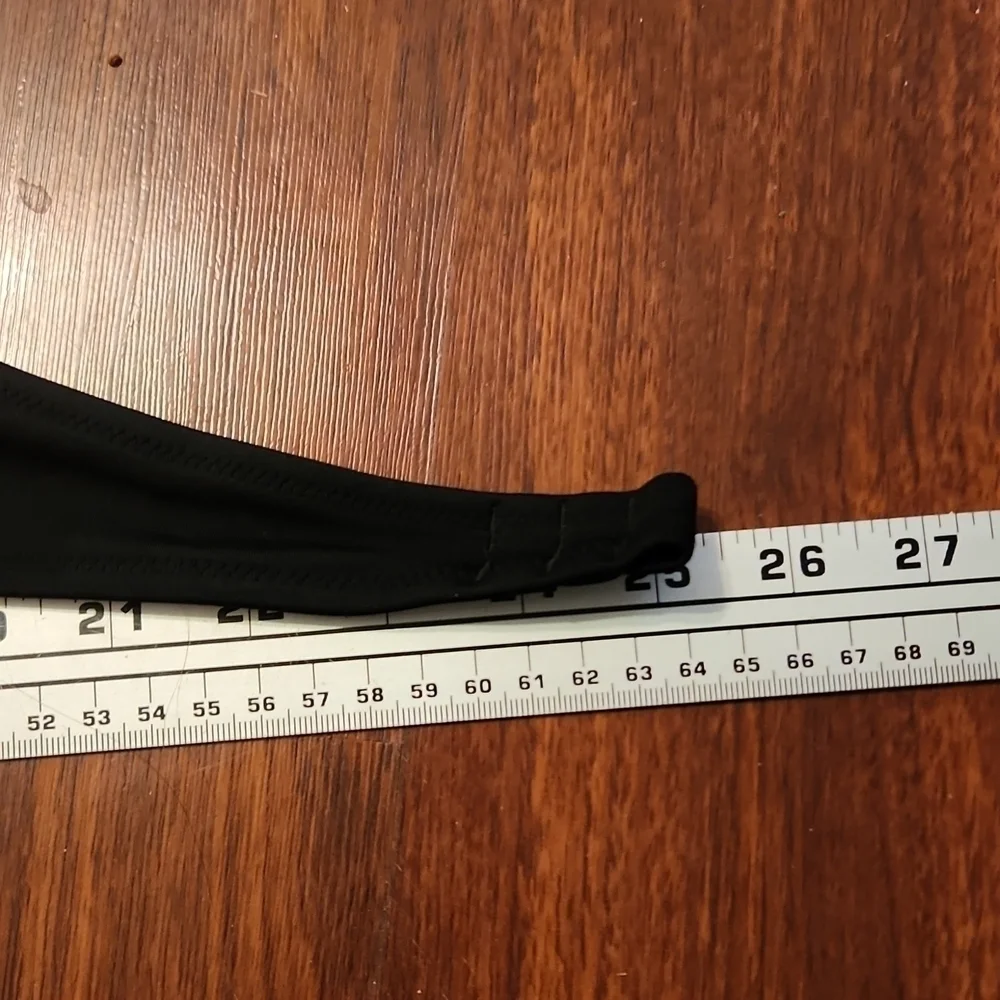 Shade & Shore Bikini Top size 34B Black Swimsuit